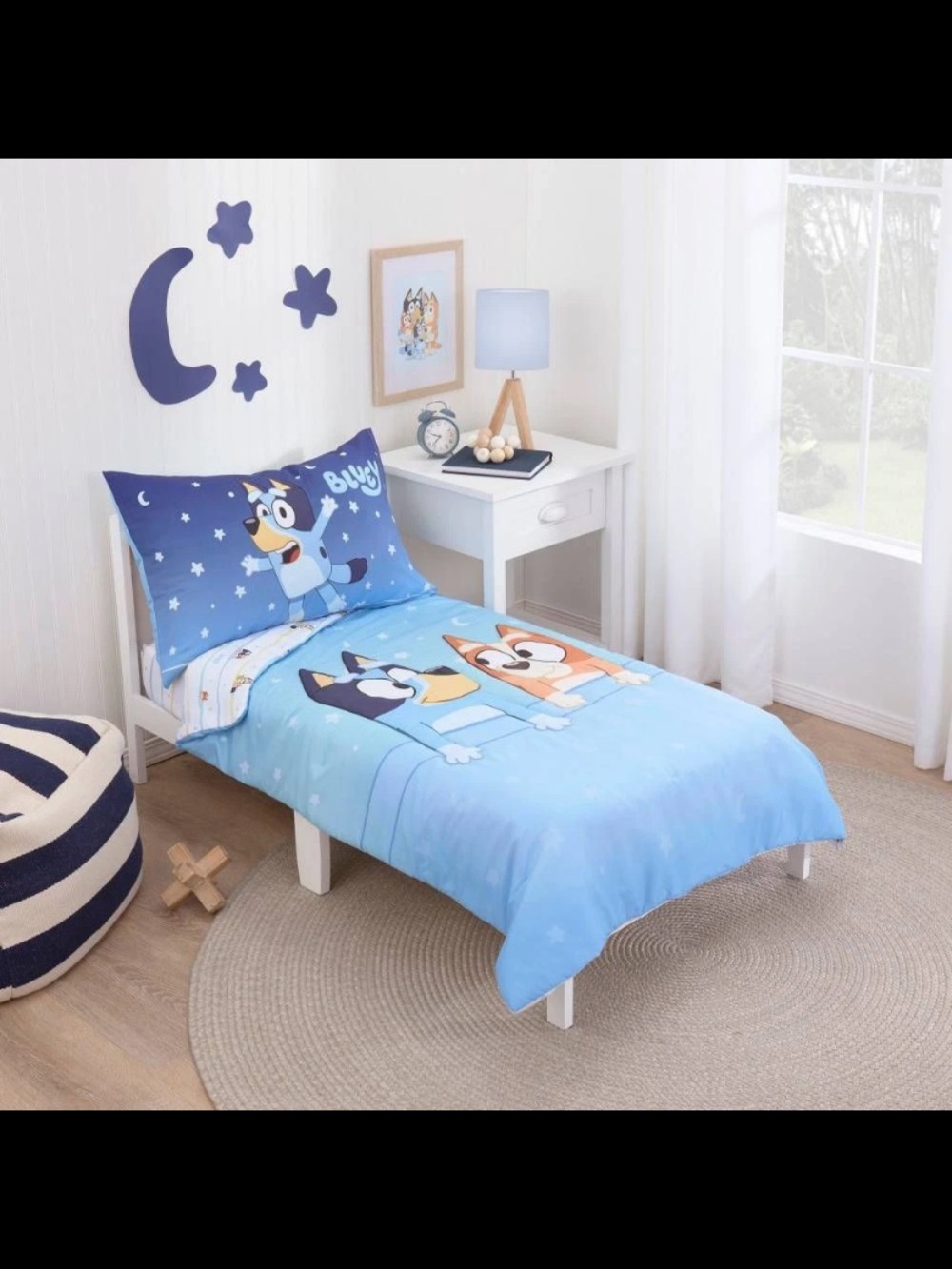 Bluey Kids Cartoon Character Bedding Set size Toddler